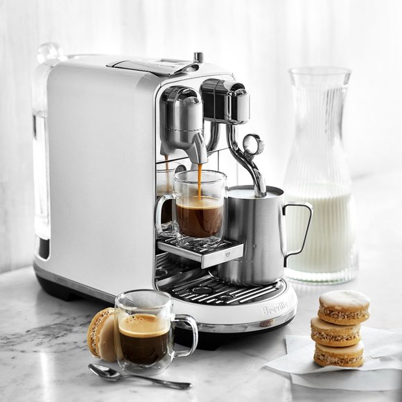 Nespresso Creatista Plus Espresso Machine by Breville - Sea Salt - Picture 2 of 3